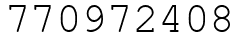 Число 770972408.