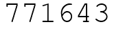 Число 771643.