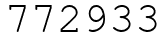 Число 772933.