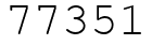 Число 77351.