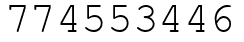 Число 774553446.