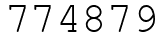 Число 774879.