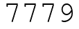 Число 7779.