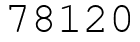 Число 78120.