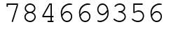Число 784669356.