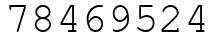 Число 78469524.