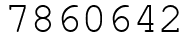 Число 7860642.