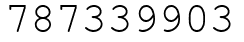 Число 787339903.