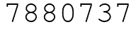Число 7880737.