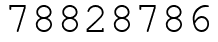 Число 78828786.