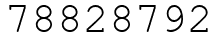 Число 78828792.