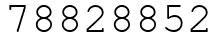 Число 78828852.