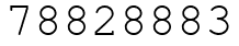 Число 78828883.