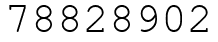 Число 78828902.