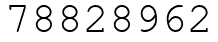 Число 78828962.