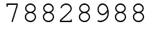 Число 78828988.