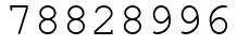 Число 78828996.