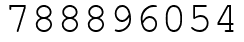 Число 788896054.