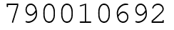 Число 790010692.