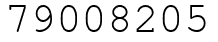 Число 79008205.