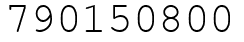 Число 790150800.