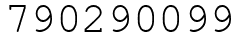 Число 790290099.