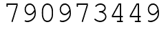 Число 790973449.