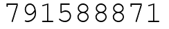 Число 791588871.