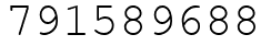 Число 791589688.