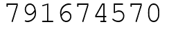 Число 791674570.