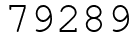 Число 79289.