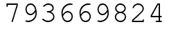 Число 793669824.