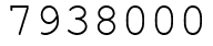 Число 7938000.