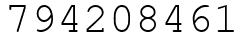 Число 794208461.
