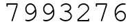Число 7993276.