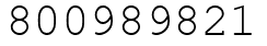 Число 800989821.