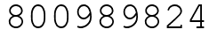 Число 800989824.