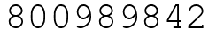 Число 800989842.