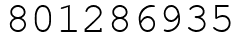 Число 801286935.