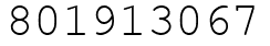 Число 801913067.