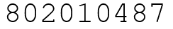 Число 802010487.