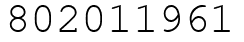 Число 802011961.