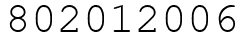 Число 802012006.
