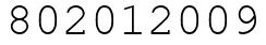 Число 802012009.