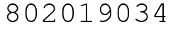 Число 802019034.