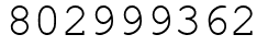 Число 802999362.