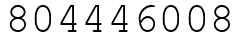 Число 804446008.