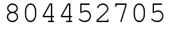 Число 804452705.