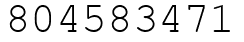 Число 804583471.