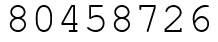 Число 80458726.